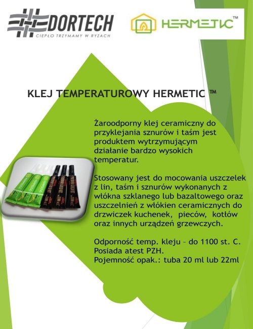 High temperature glue Hermetic